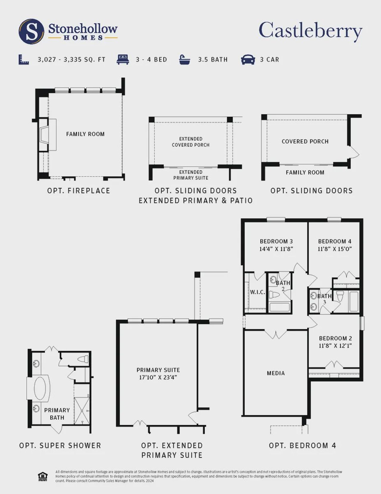2D floor plan layout for the Castleberry by Stonehollow Homes in Pioneer Estates, Blue Ridge, TX (Image 2). 2D floor plan layout for the Castleberry by Stonehollow Homes in Pioneer Estates, Blue Ridge, TX (Image 2).