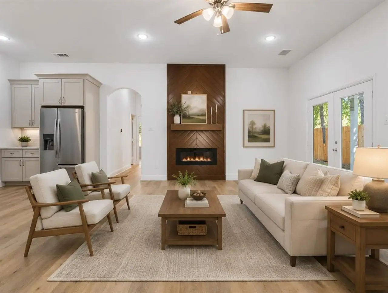 Furnished interior view inside a new home in , Fort Worth (Image 2).