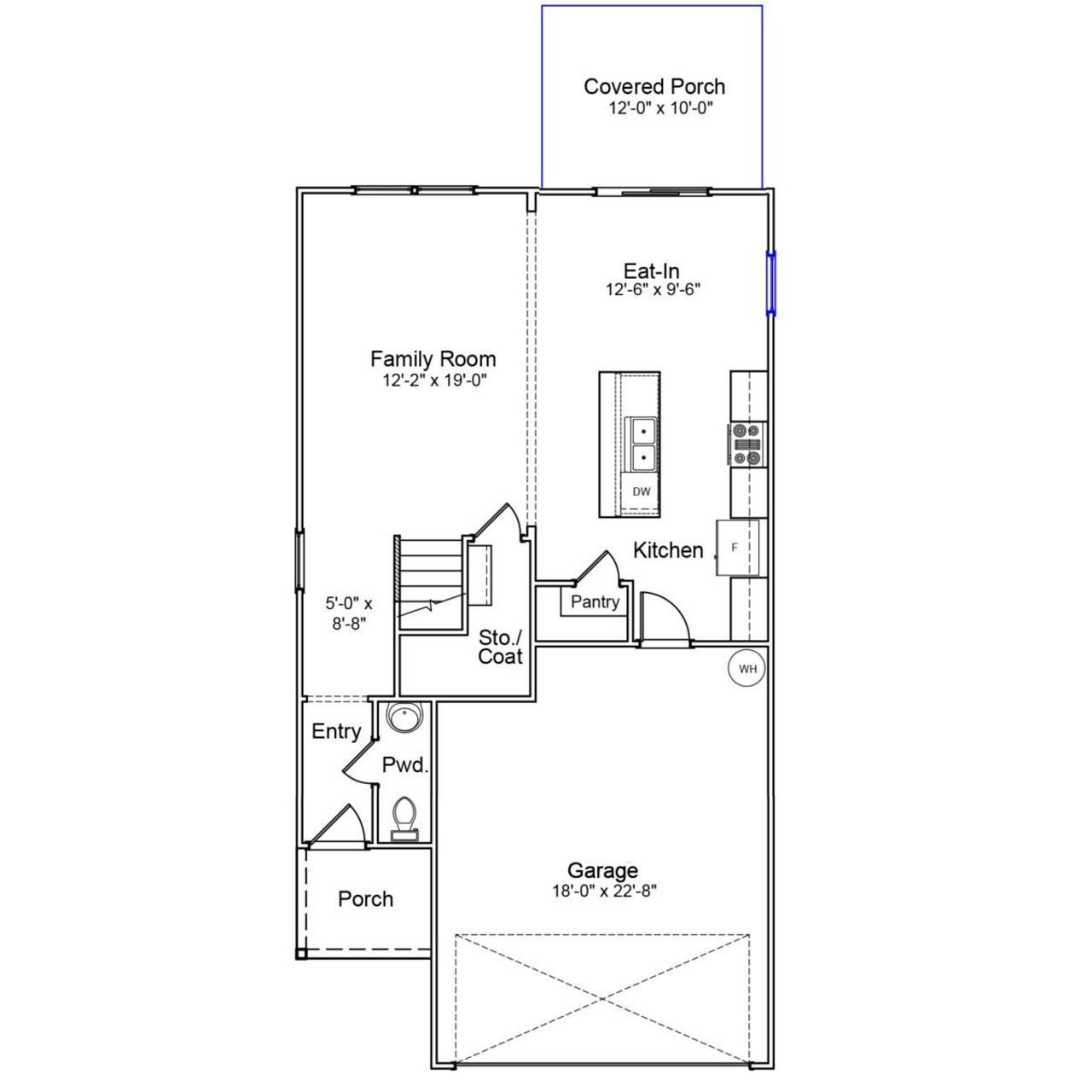 2D floor plan layout of this home in Bluefield, Lexington, SC (Image 2). 2D floor plan layout of this home in Bluefield, Lexington, SC (Image 2).