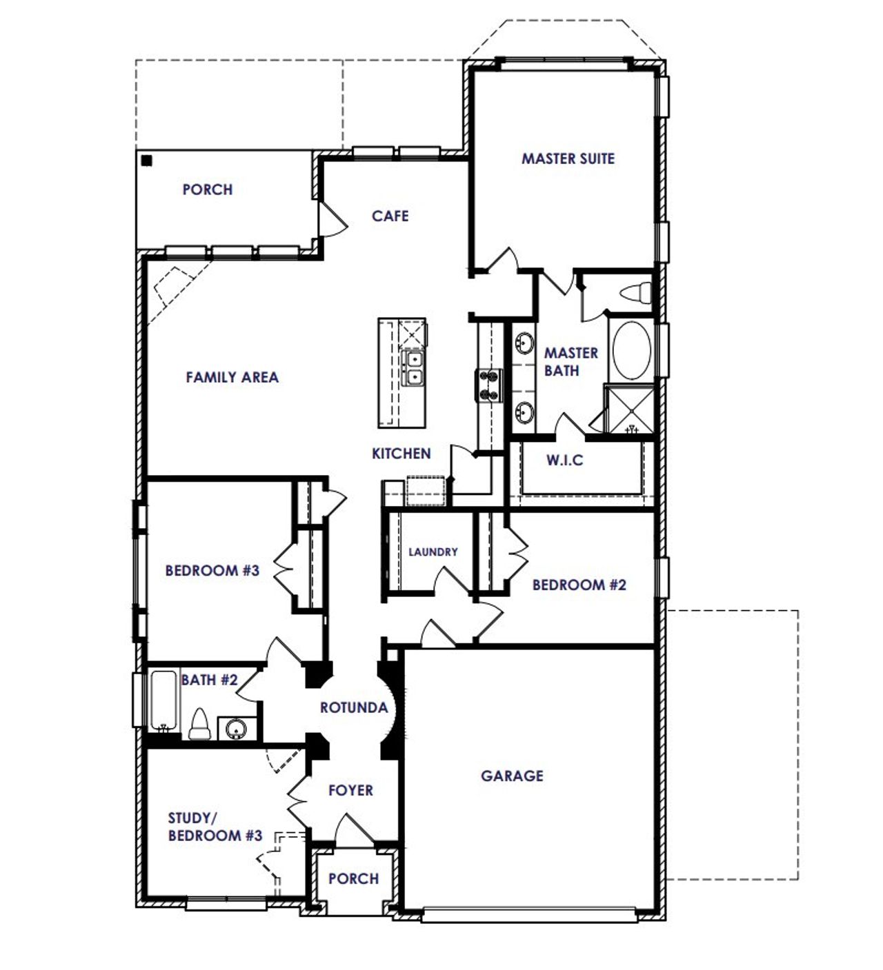 2D floor plan layout of this home in Corner Stone Ranch, Howe, TX (Image 2). 2D floor plan layout of this home in Corner Stone Ranch, Howe, TX (Image 2).