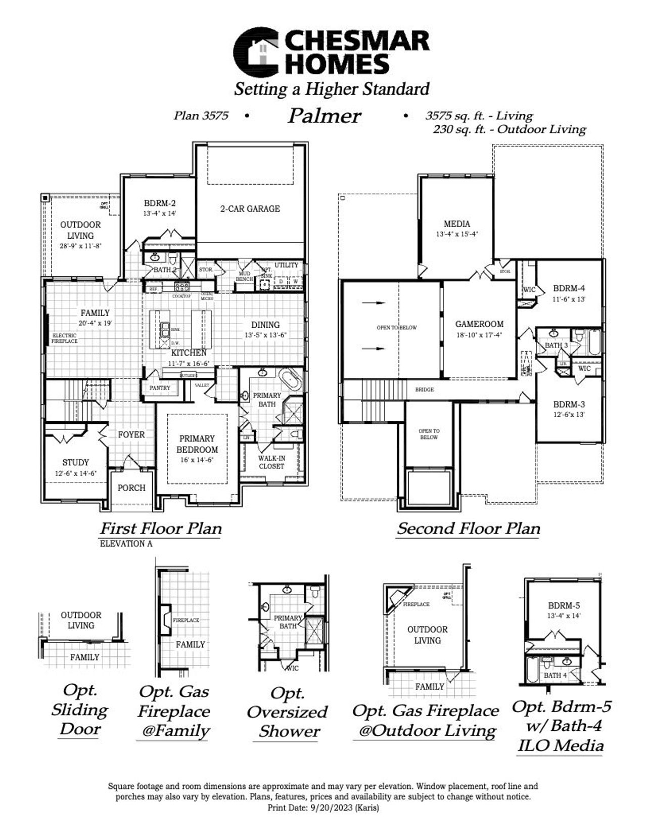 2D floor plan layout for the Palmer by Chesmar Homes in Karis, Crowley, TX (Image 2). 2D floor plan layout for the Palmer by Chesmar Homes in Karis, Crowley, TX (Image 2).
