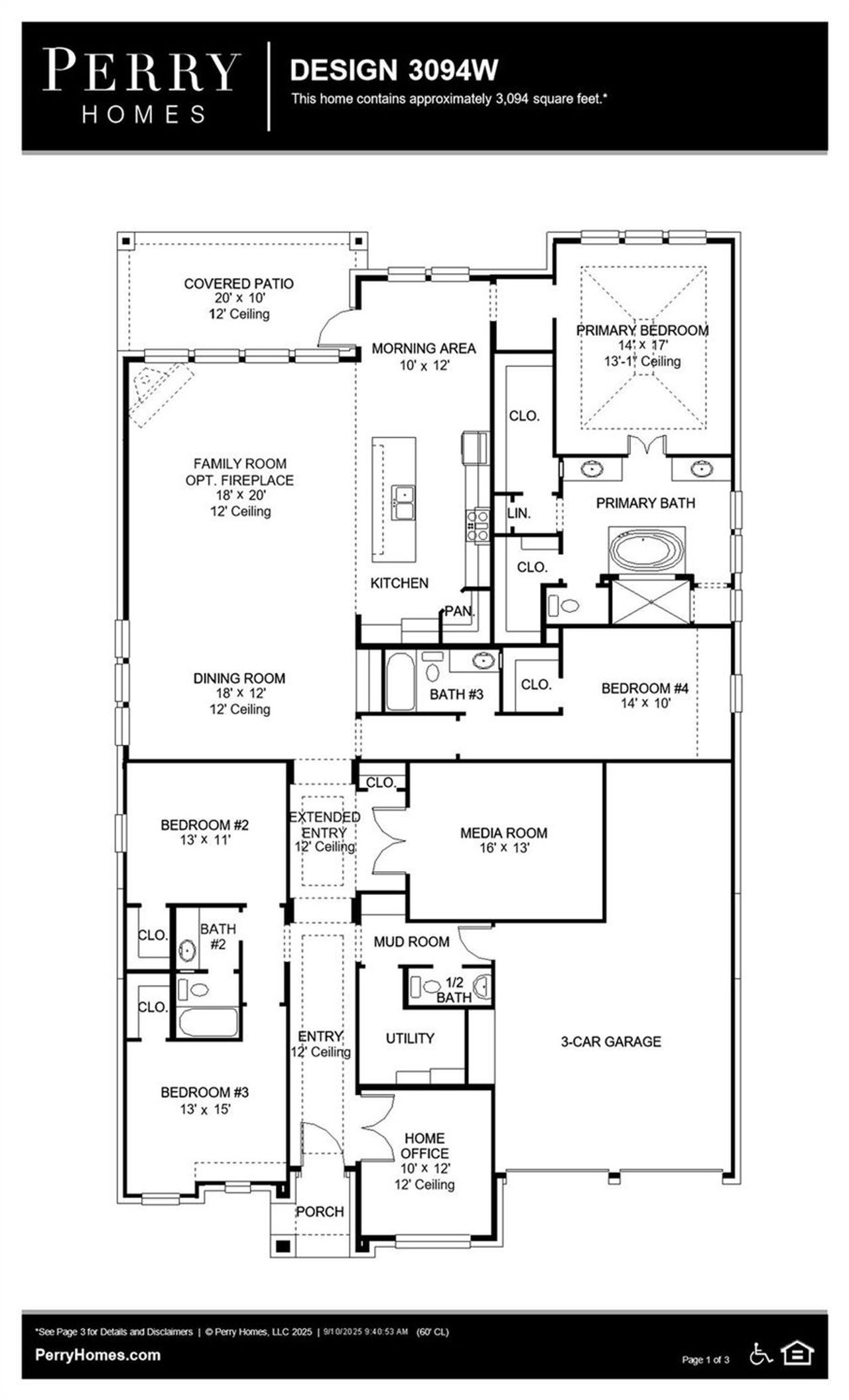 2D floor plan layout of this home in Riceland, Mont Belvieu, TX (Image 2).