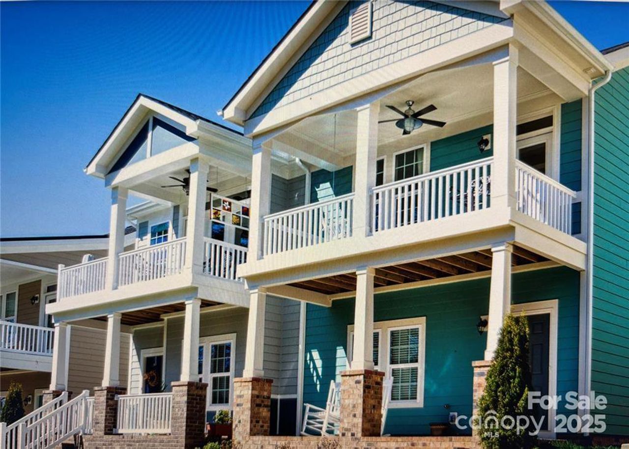Exterior details and patio area of a home in Vanguard at Vermillion, Huntersville (Image 2).