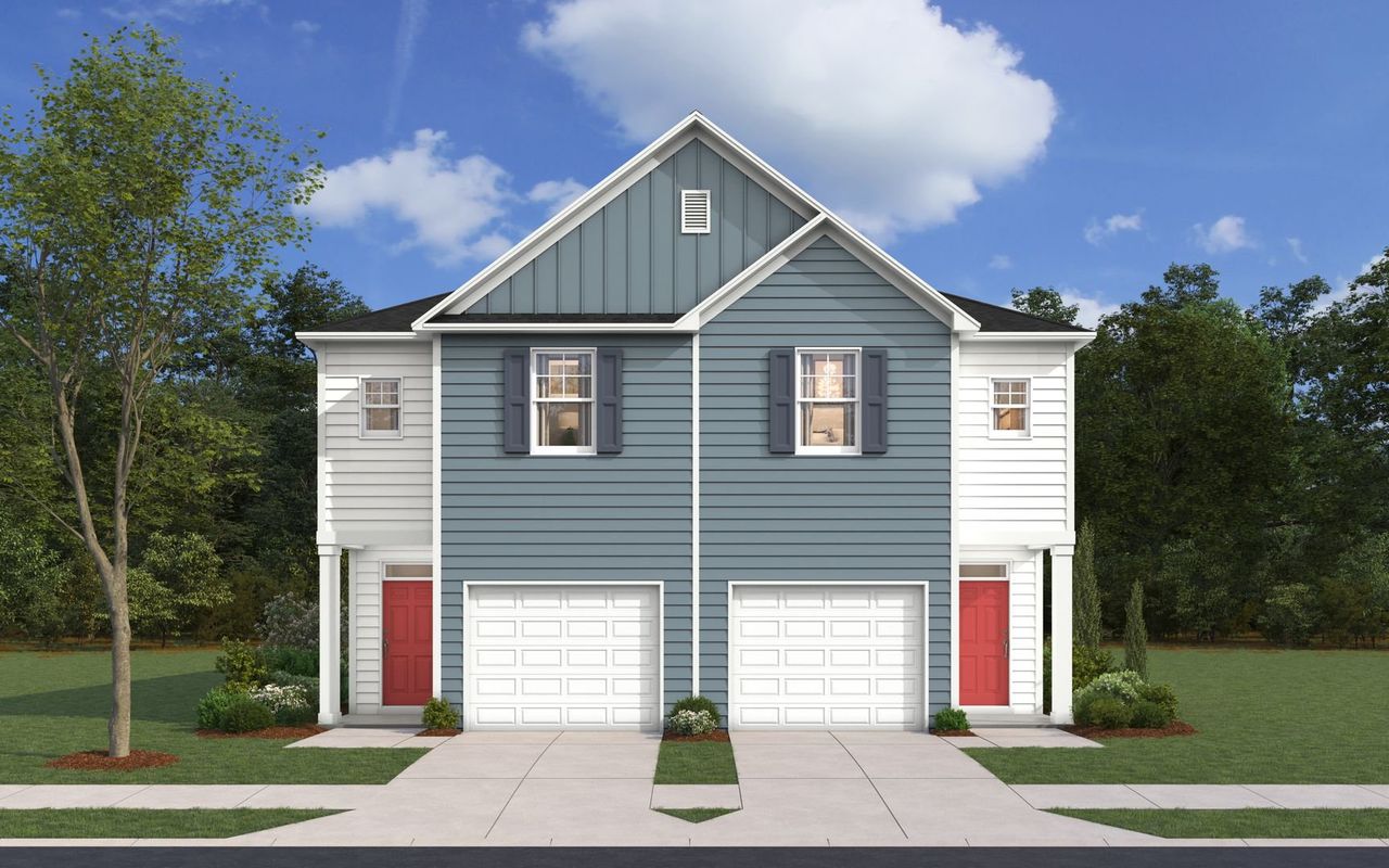 Representative exterior photo of a completed home built from the Belmont by Stanley Martin Homes in Champions Village at Cherry Hill, Pendleton, SC (Image 2).