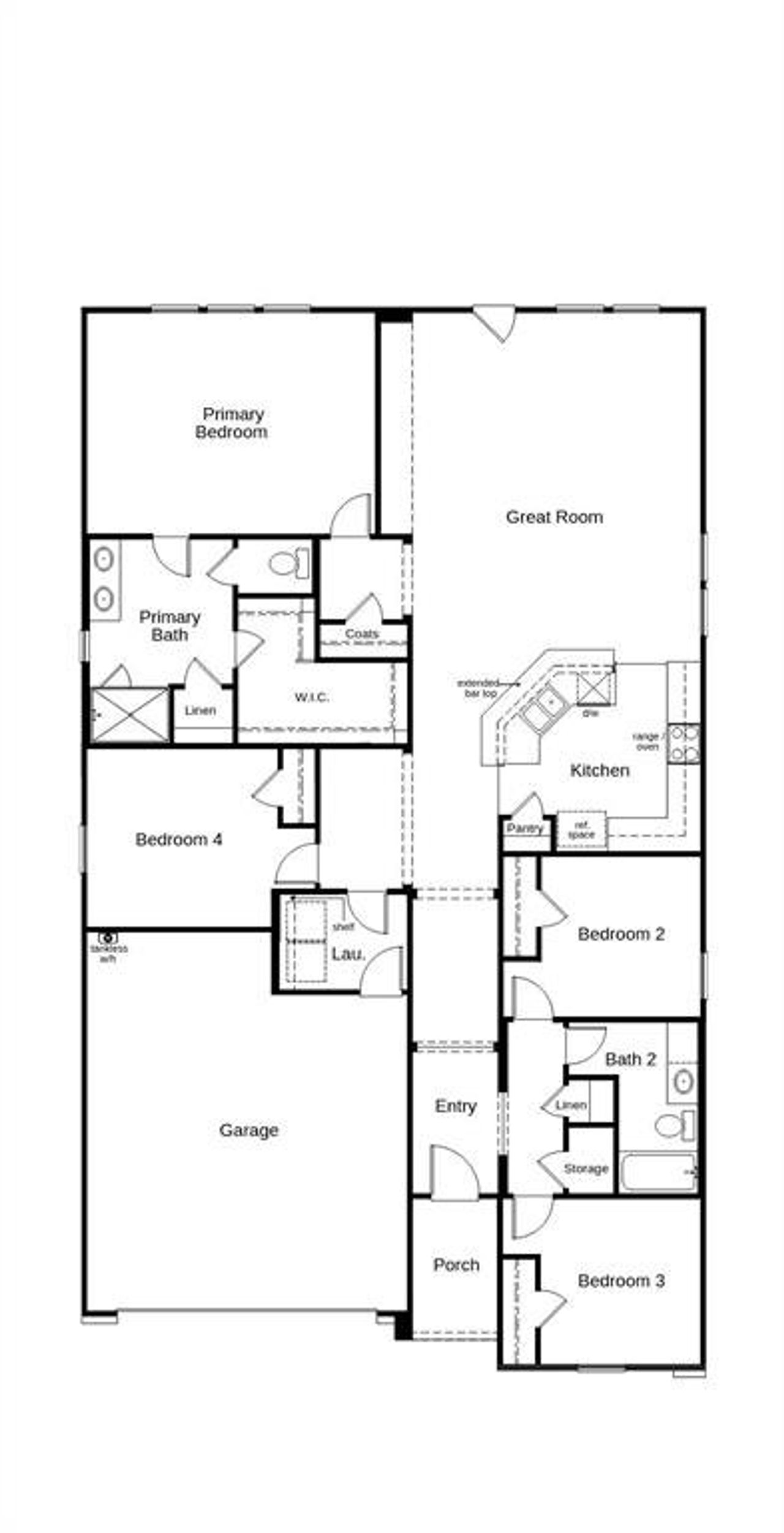 2D floor plan layout of this home in , Denton, TX (Image 2). 2D floor plan layout of this home in , Denton, TX (Image 2).
