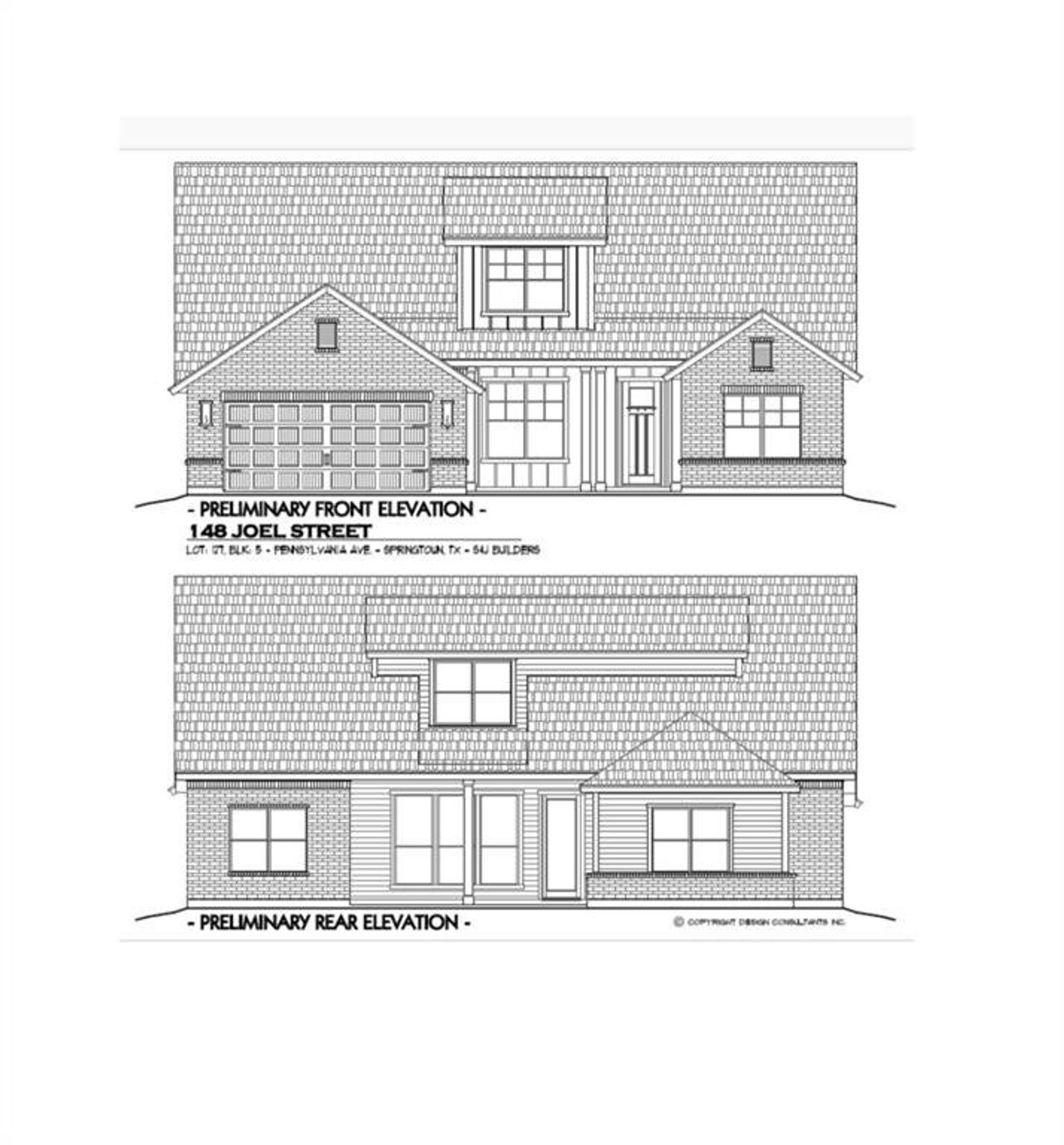 Exterior rendering of this home design in , Springtown, TX (Image 2).