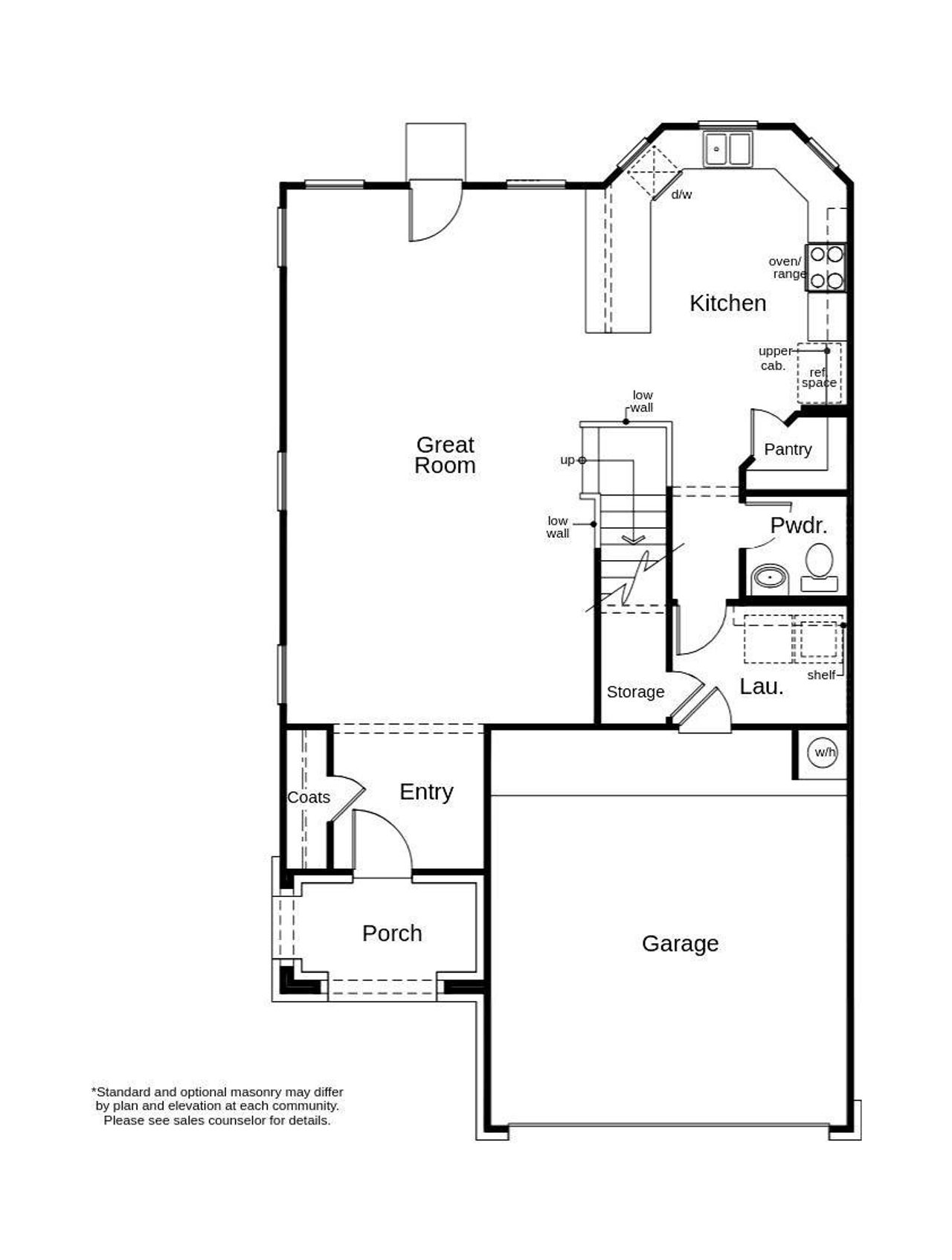 This floor plan features 3 bedrooms, 2 full baths, 1 half bath and over 2,100 square feet of living space.