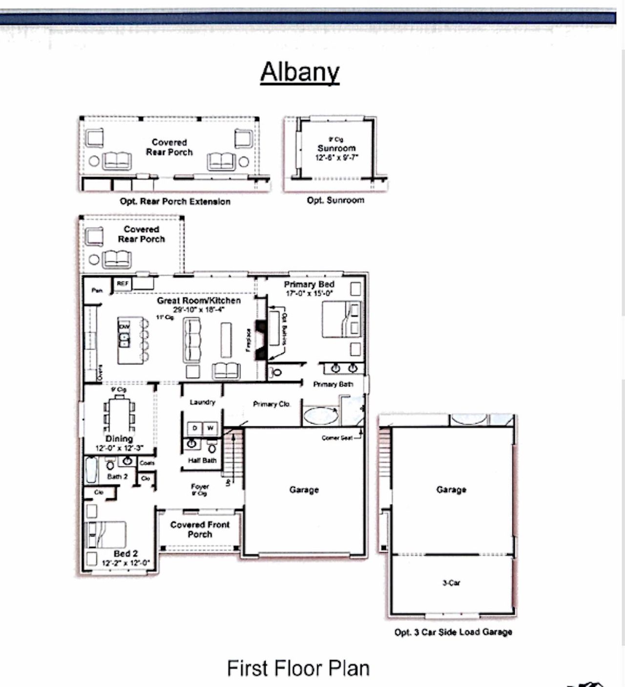 2D floor plan layout of this home in White Oak, Arlington, TN (Image 2). 2D floor plan layout of this home in White Oak, Arlington, TN (Image 2).
