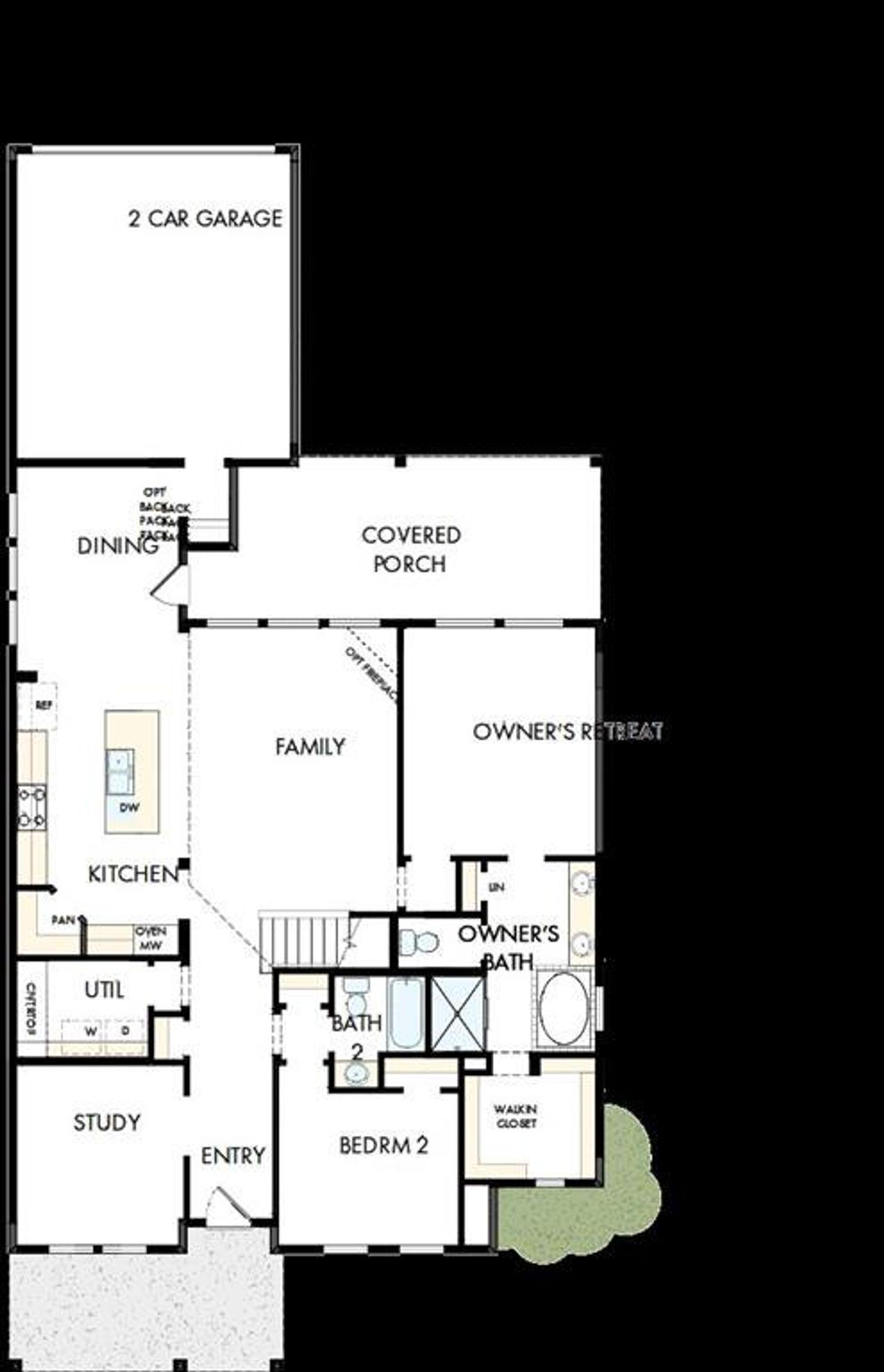 View of floor plan / room layout
