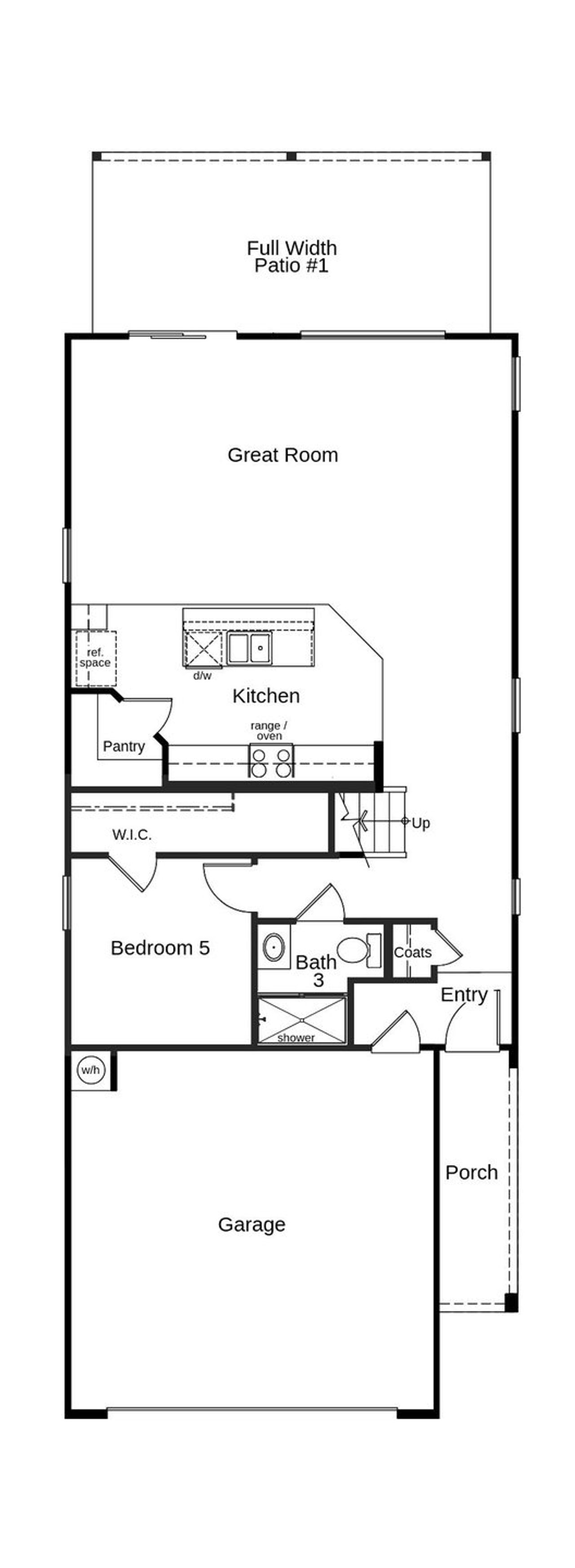 2D floor plan layout of this home in Mirador Point, Tucson, AZ (Image 2). 2D floor plan layout of this home in Mirador Point, Tucson, AZ (Image 2).