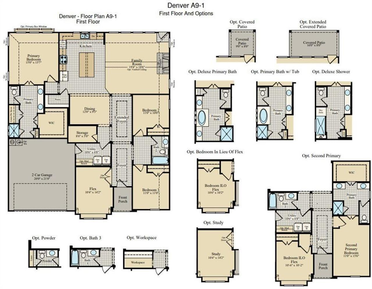 2D floor plan layout of this home in Bull Hide Estates, Hewitt, TX (Image 2). 2D floor plan layout of this home in Bull Hide Estates, Hewitt, TX (Image 2).