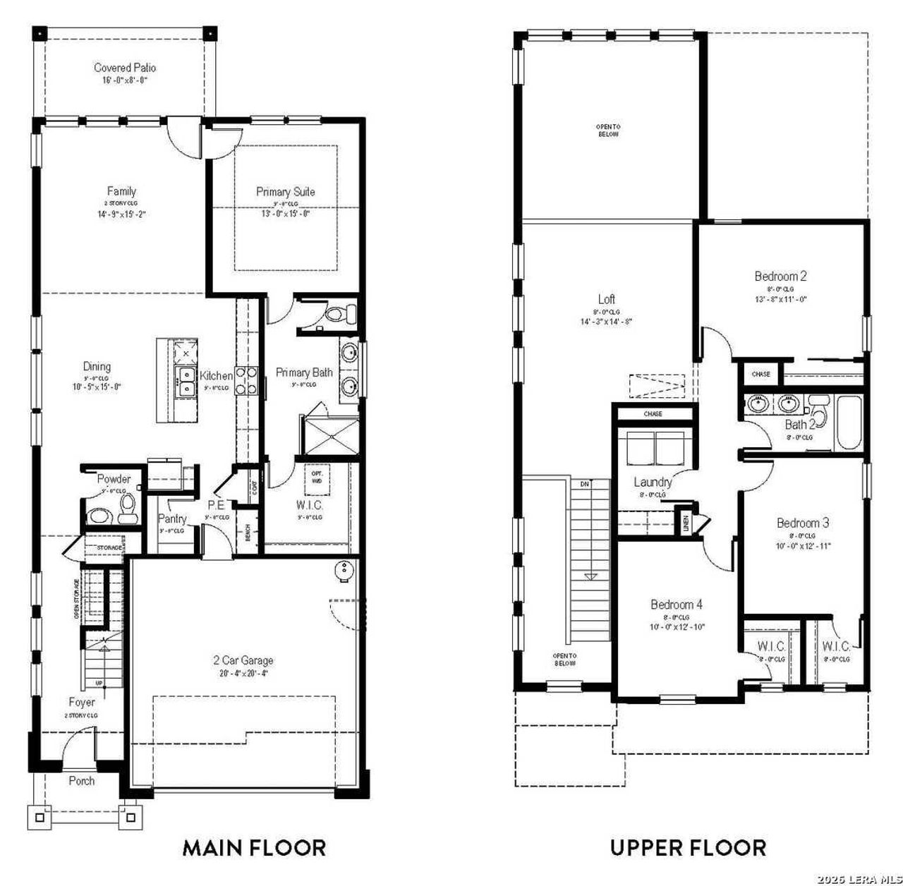 2D floor plan layout of this home in , San Antonio, TX (Image 2).
