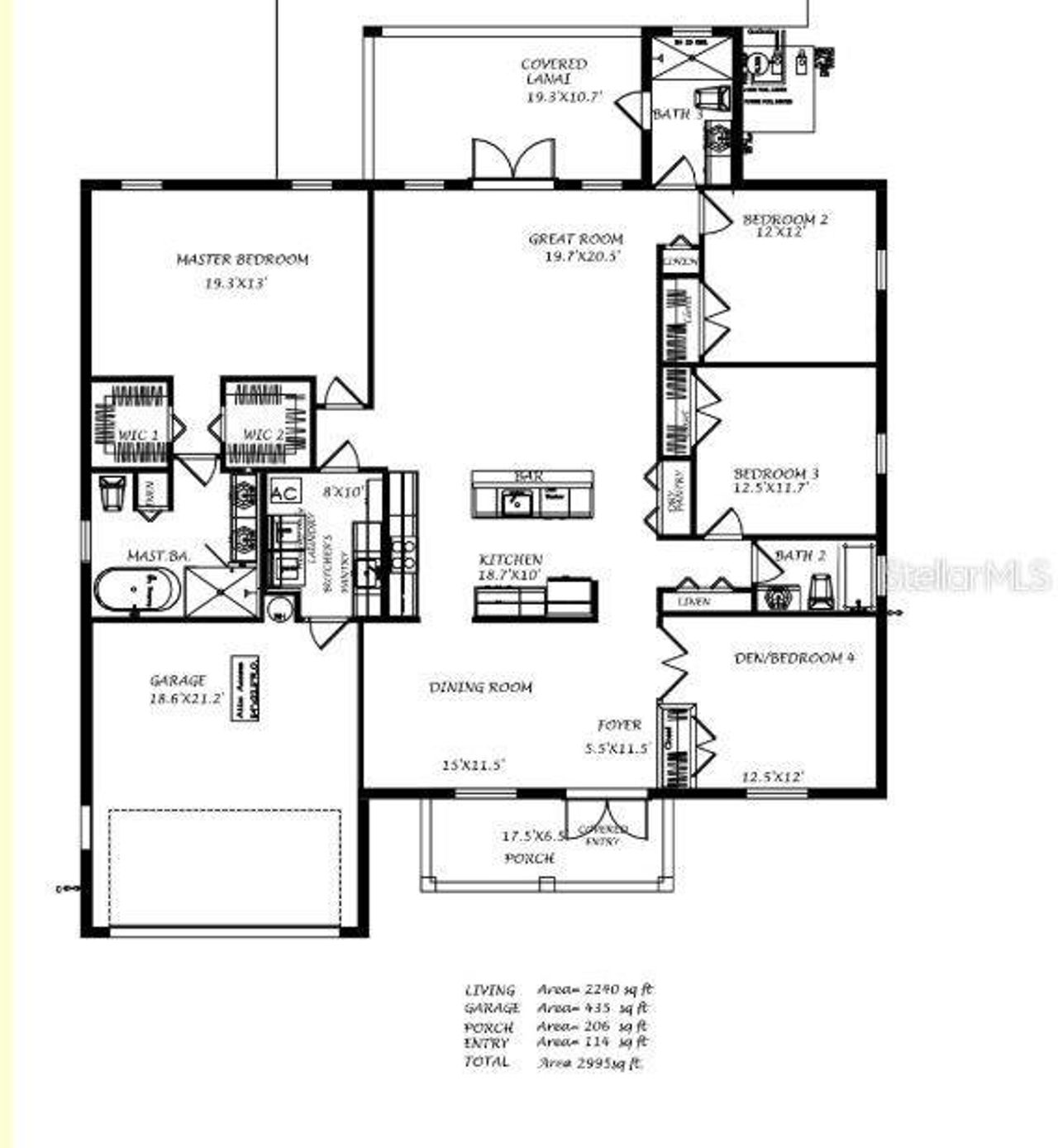 2D floor plan layout of this home in , Okeechobee, FL (Image 2). 2D floor plan layout of this home in , Okeechobee, FL (Image 2).