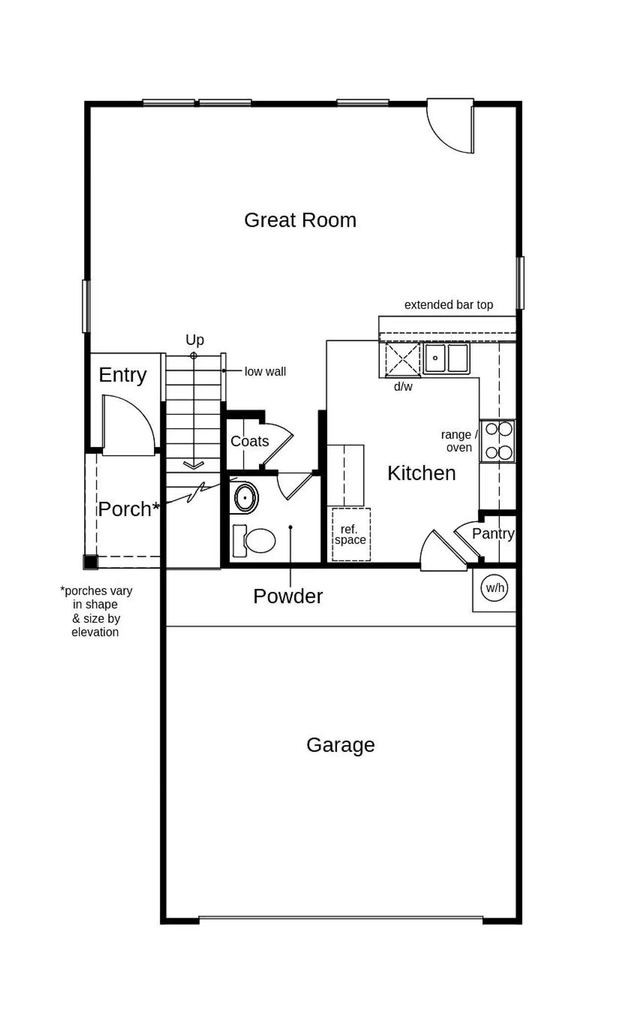 2D floor plan layout of this home in Spanish Trails Villas, San Antonio, TX (Image 2).