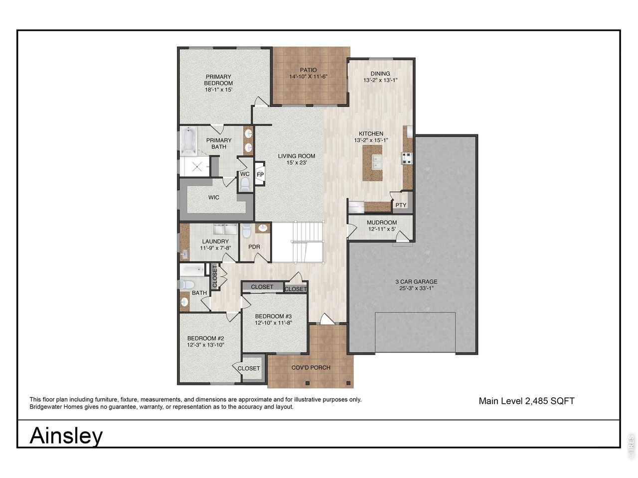 2D floor plan layout of this home in , Loveland, CO (Image 2).