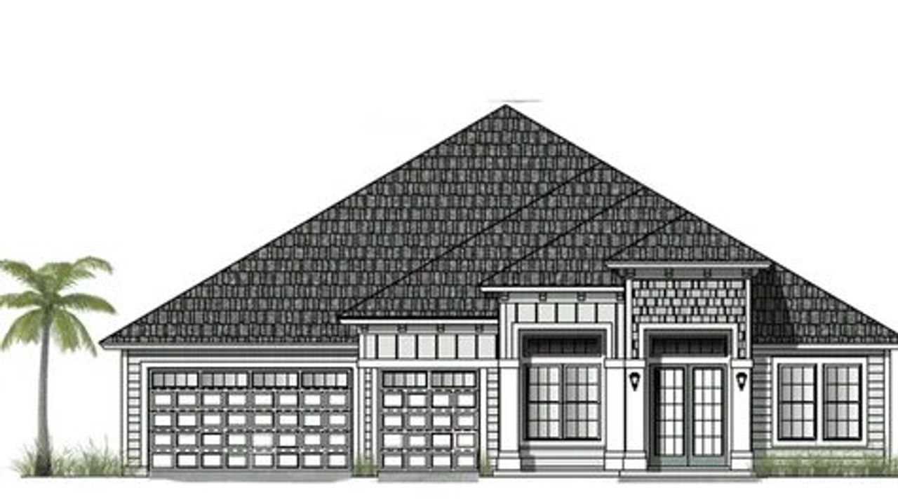 Representative rendering of the exterior for the 2917 by Ashley Homes, LLC (Image 2).