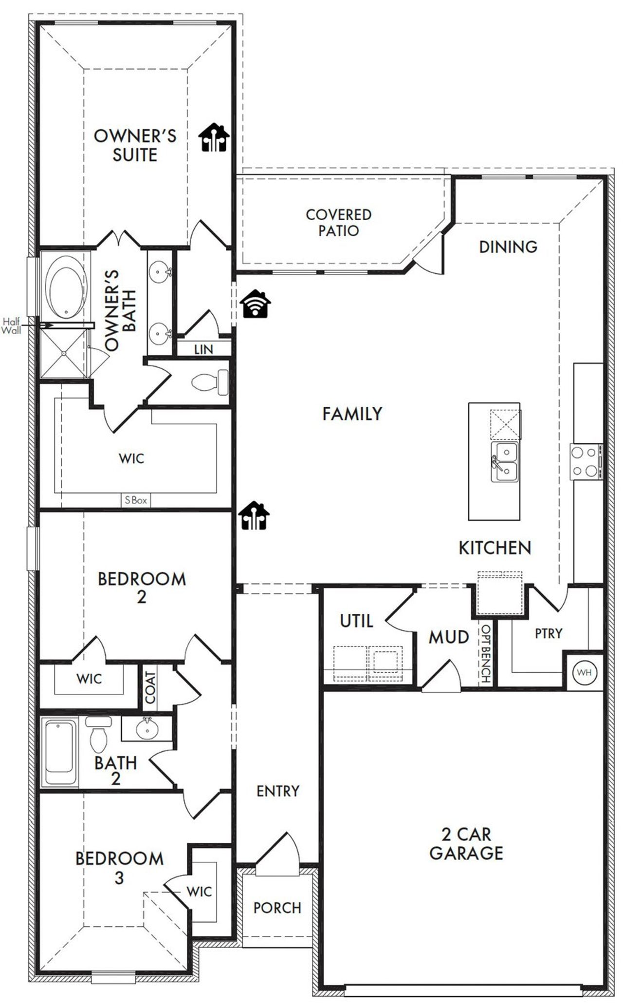 2D floor plan layout of this home in Arcadia Trails, Balch Springs, TX (Image 2). 2D floor plan layout of this home in Arcadia Trails, Balch Springs, TX (Image 2).