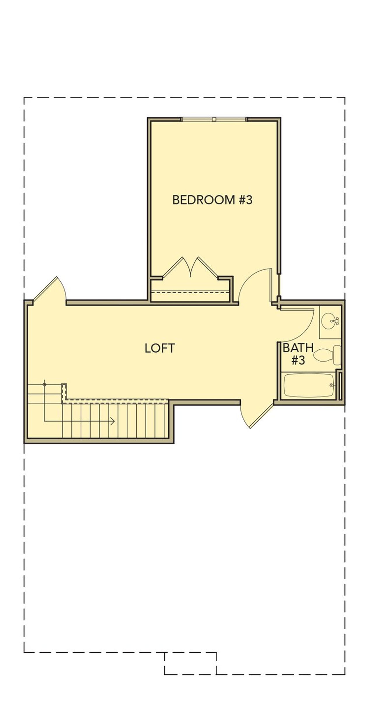 2D floor plan layout for the Sequoia by Kerley Family Homes in Silver Leaf, Dawsonville, GA (Image 2).