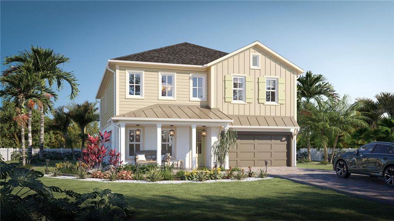 Front exterior of a new home in , St. Pete Beach, FL, highlighting curb appeal (Image 2).