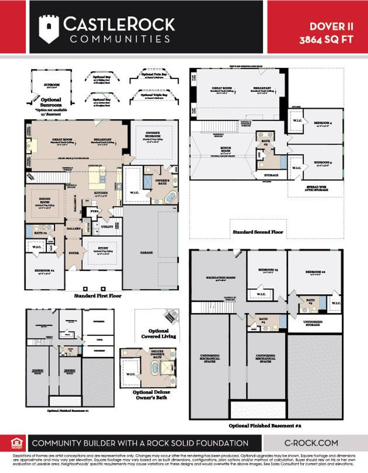 2D floor plan layout of this home in Belvoir, Fairview, TN (Image 2).