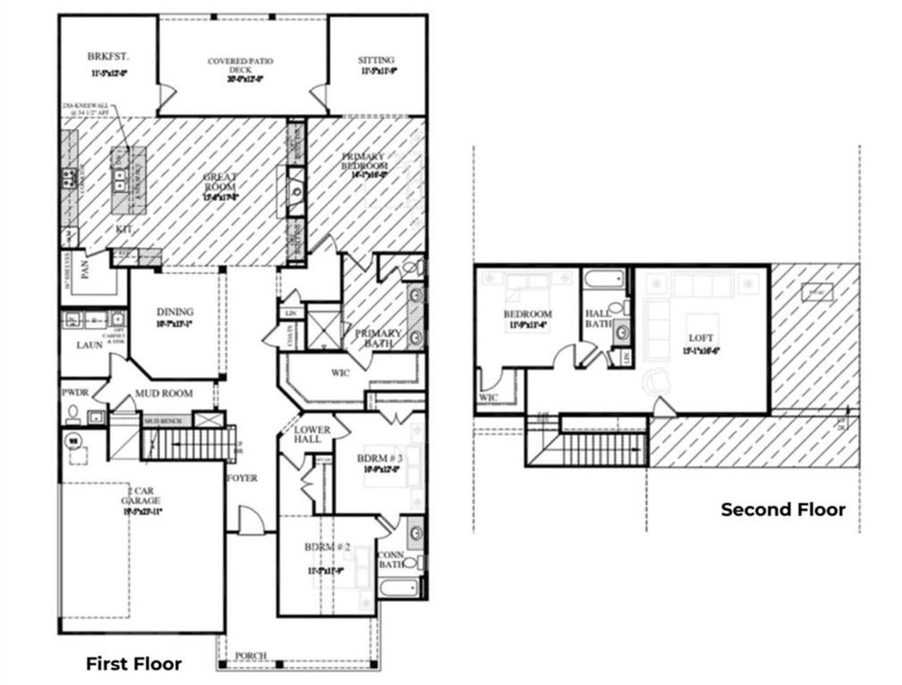 2D floor plan layout of this home in , Watkinsville, GA (Image 2).