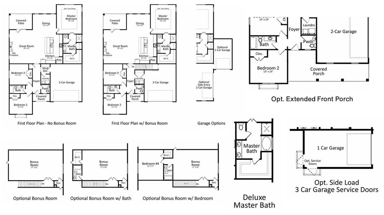 2D floor plan layout of this home in , Summerville, SC (Image 2).
