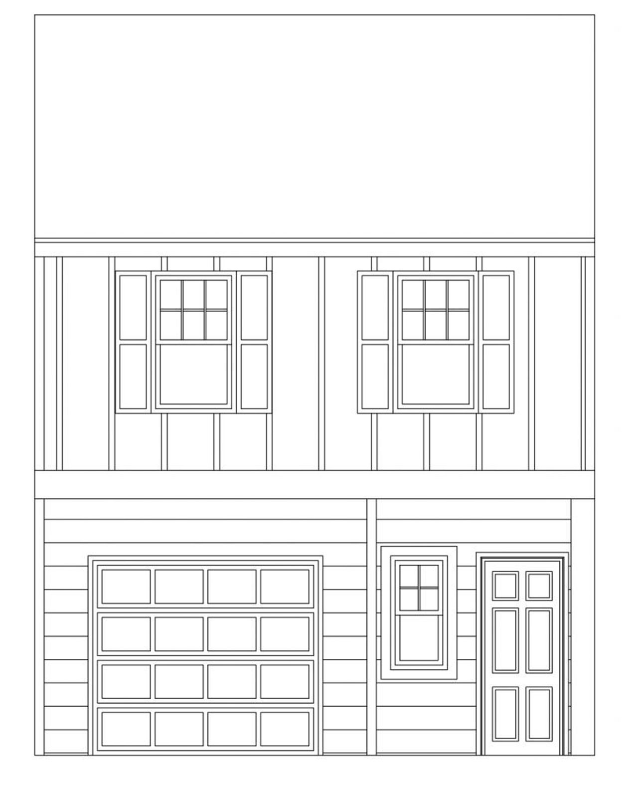 Image 2 representing the Astin by Rockhaven Homes in Cambridge at Towne Center, Hoschton, GA.