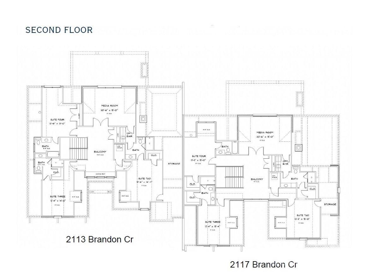Second Level Floor Plan