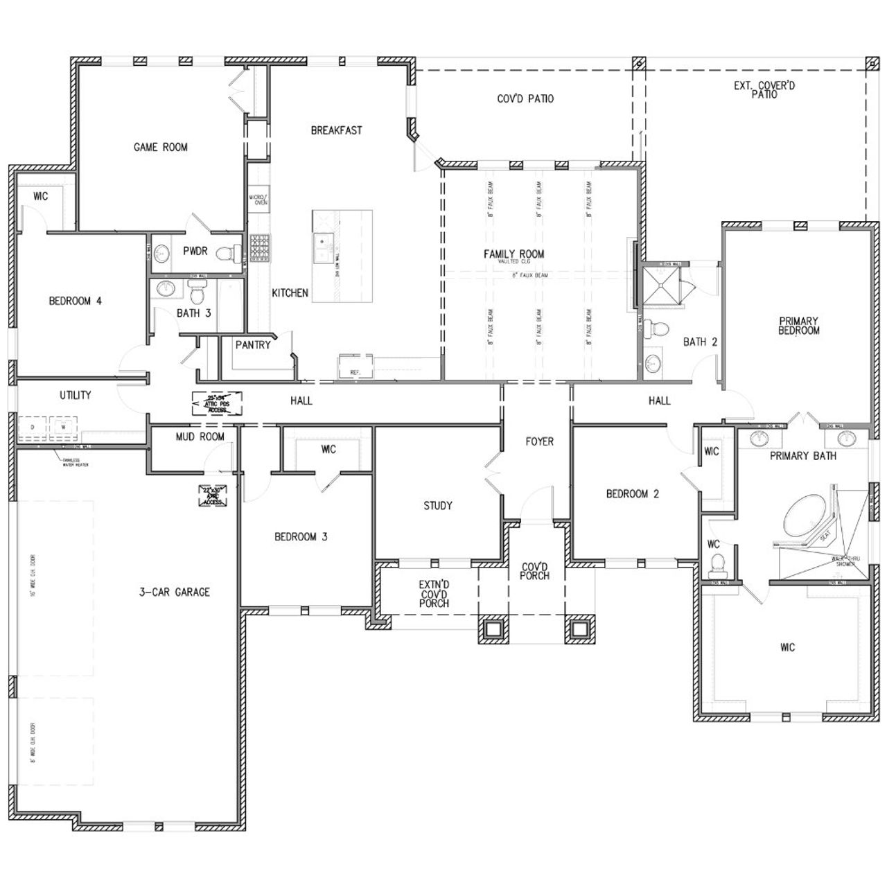 2D floor plan layout of this home in The Arbors Midlothian, Midlothian, TX (Image 2). 2D floor plan layout of this home in The Arbors Midlothian, Midlothian, TX (Image 2).