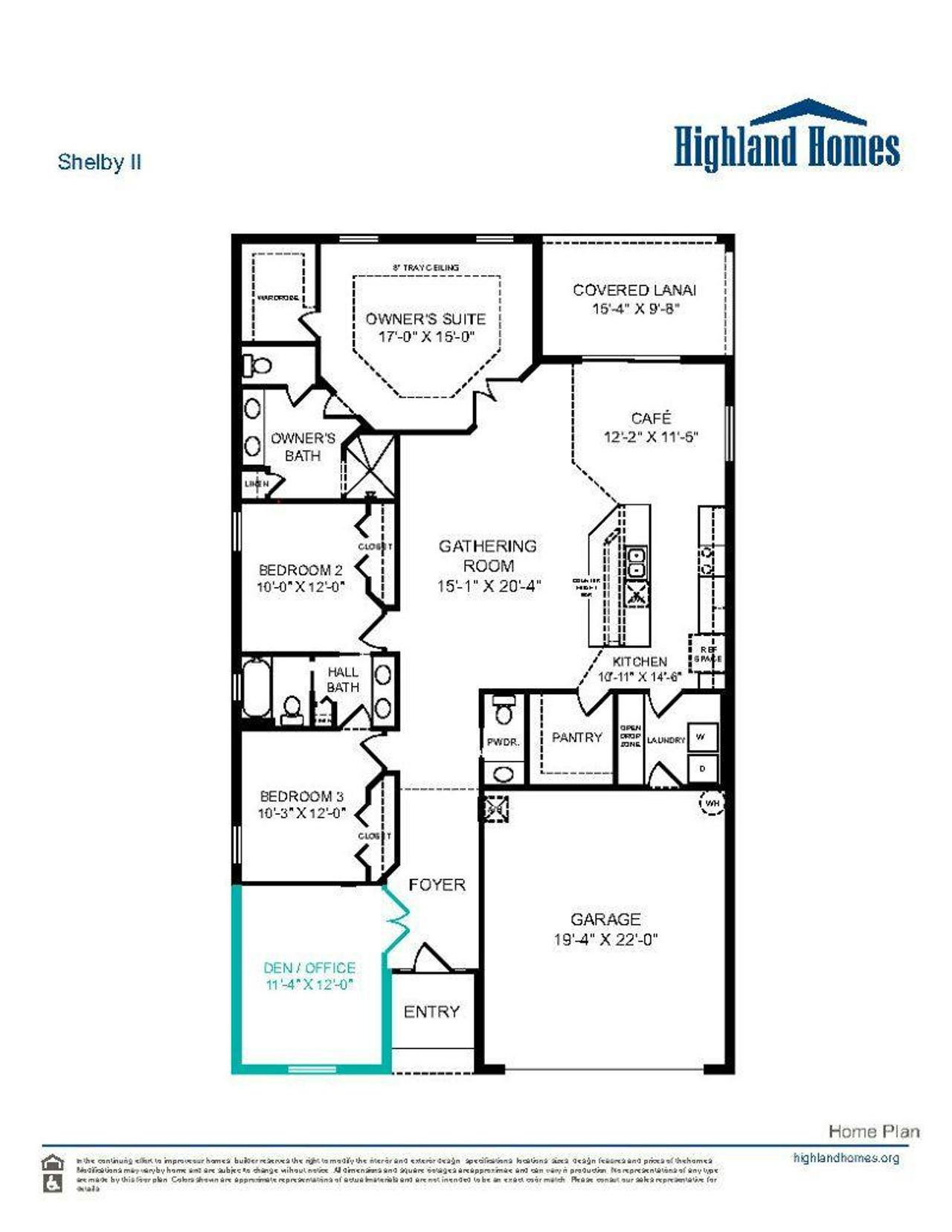 Shelby II - Home Layout Shelby II - Home Layout