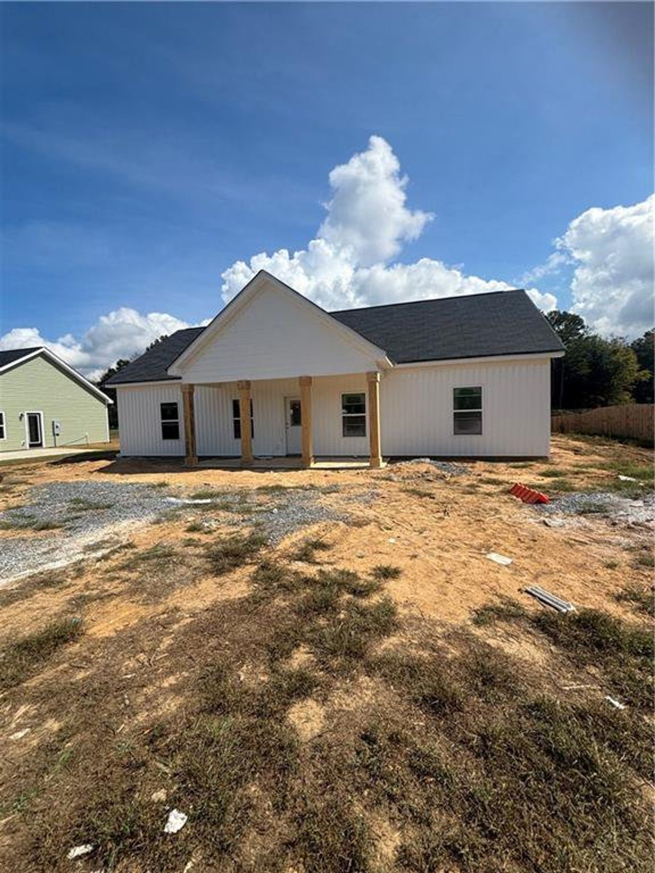 In-progress construction of a new home in , Cedartown, GA (Image 2).