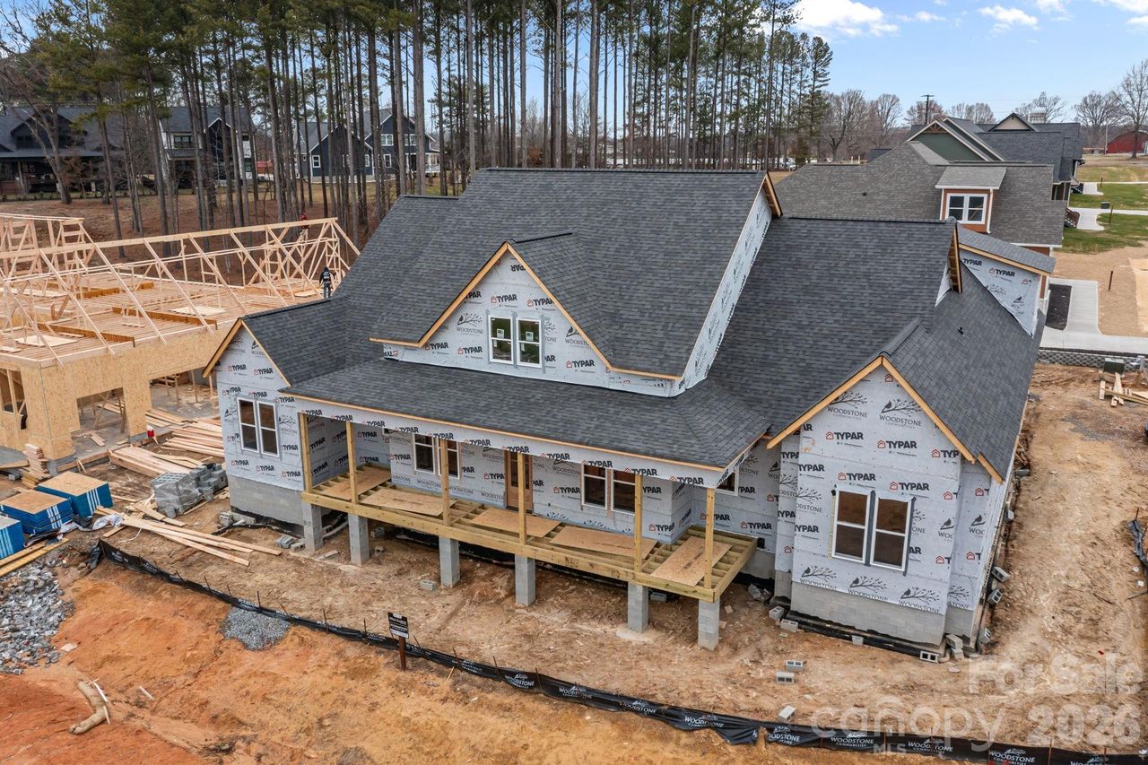 In-progress construction of a new home in , Statesville, NC (Image 2).