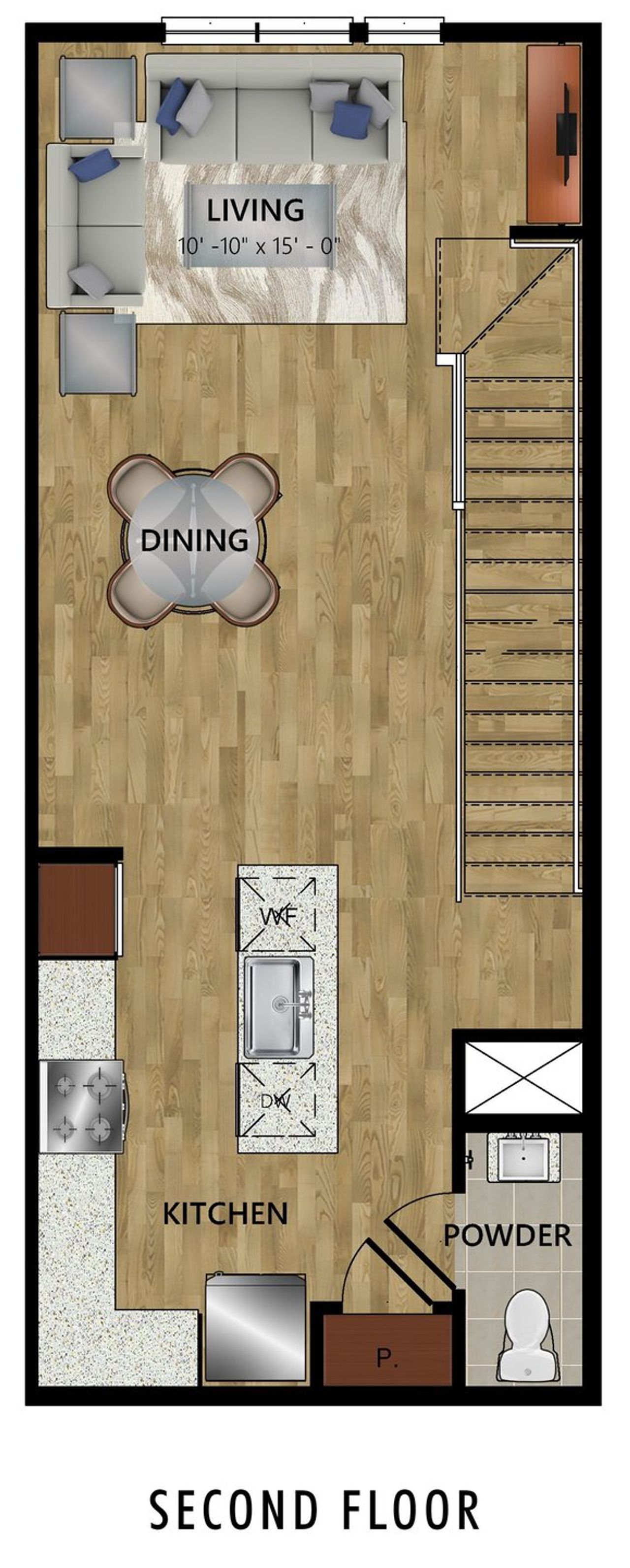 2D floor plan layout for the 1A by Urban Genesis in Grayson House, San Antonio, TX (Image 2). 2D floor plan layout for the 1A by Urban Genesis in Grayson House, San Antonio, TX (Image 2).