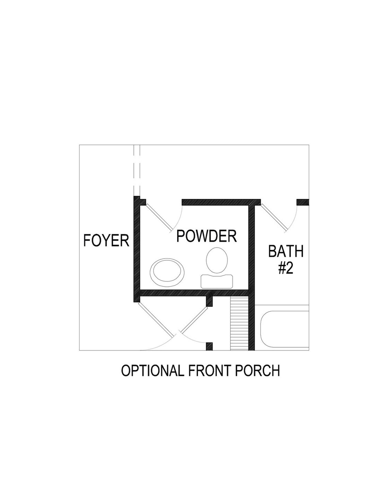 2D floor plan layout of this home in The Villages of Hurricane Creek, Anna, TX (Image 2).