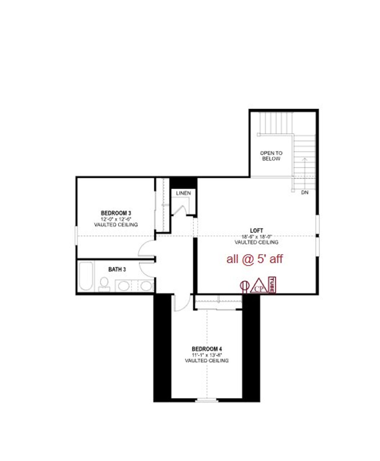 2D floor plan layout of this home in Ridgeline at Acclaim, Avondale, AZ (Image 2). 2D floor plan layout of this home in Ridgeline at Acclaim, Avondale, AZ (Image 2).