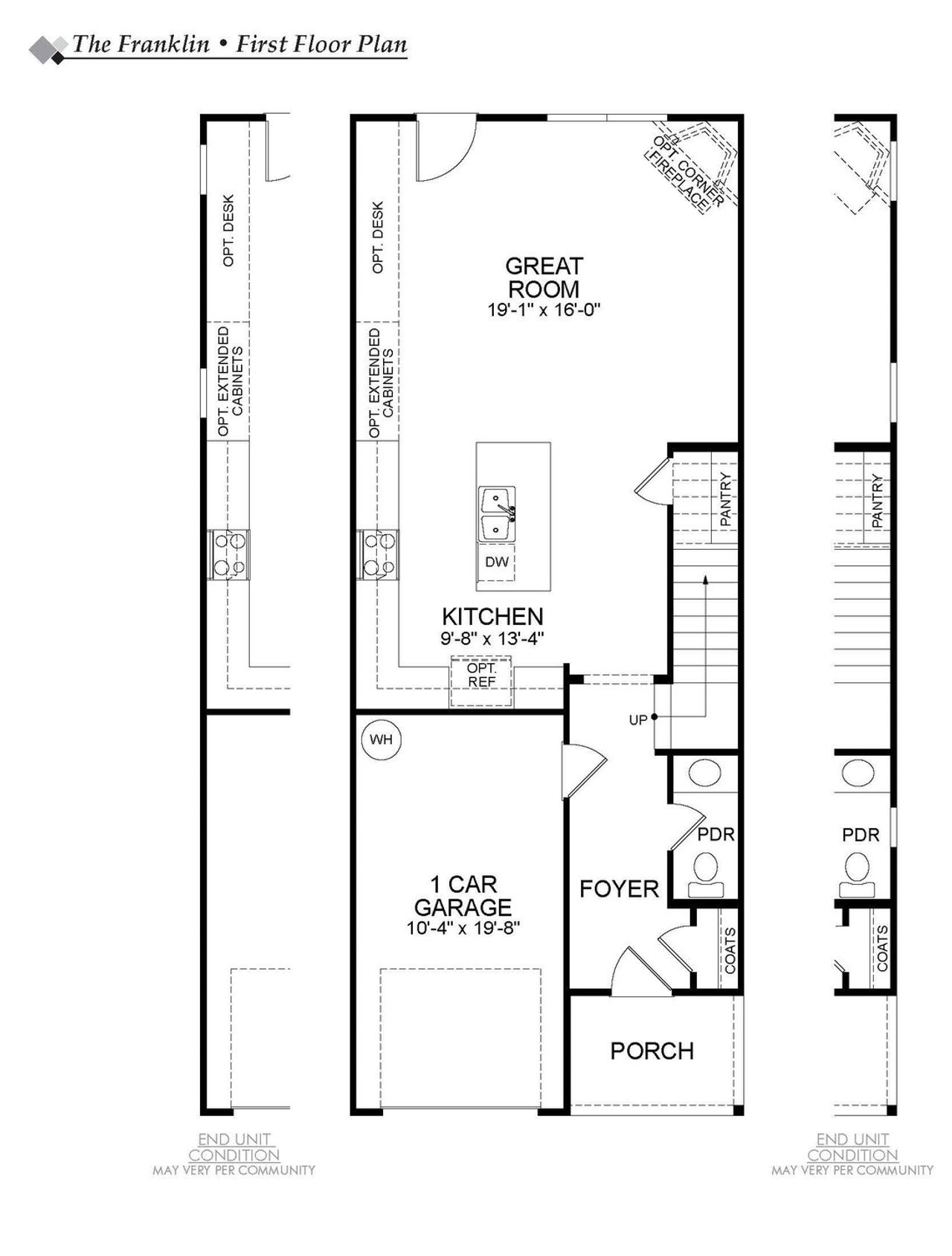 2D floor plan layout of this home in The Landings at Montague, Goose Creek, SC (Image 2).