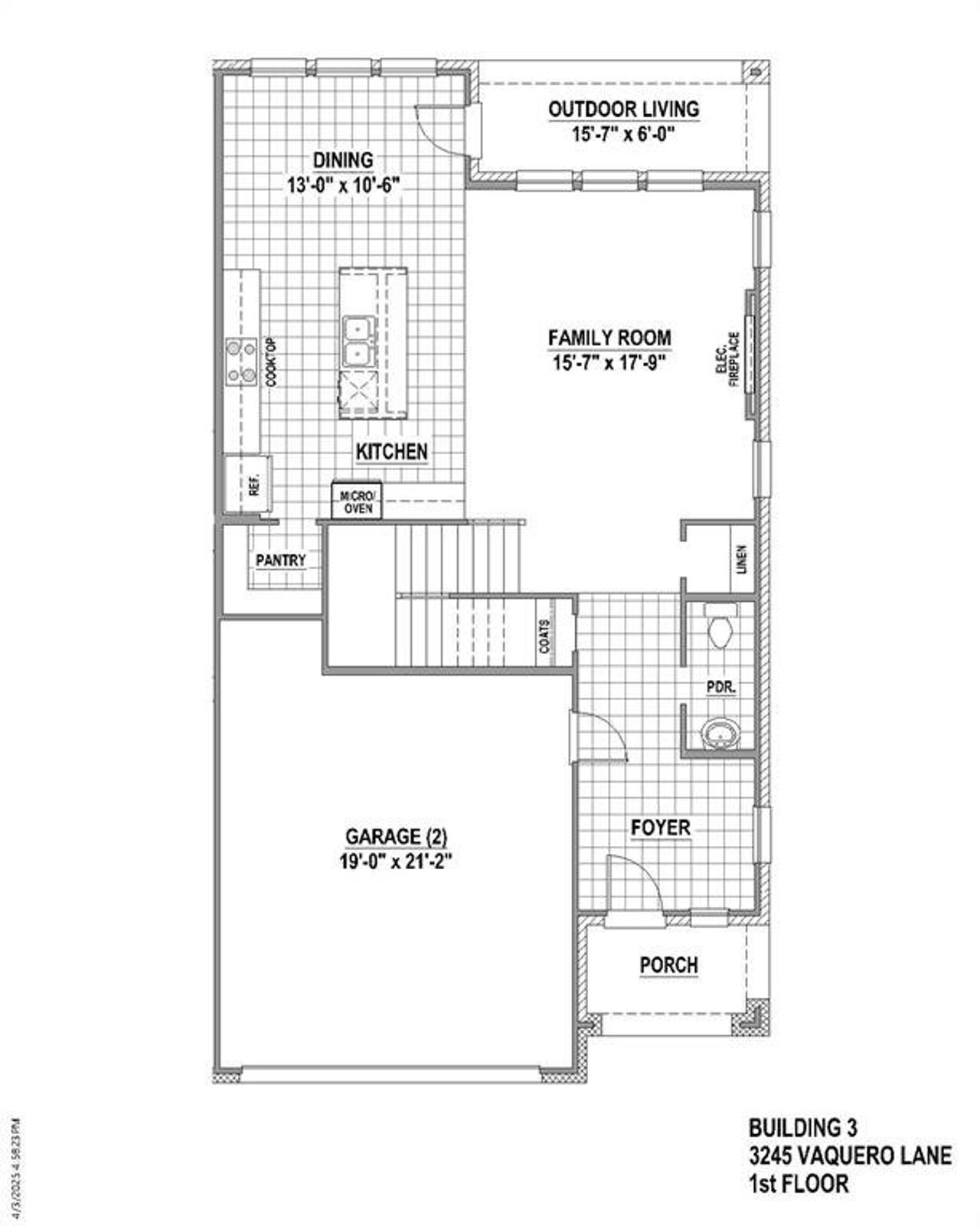 1st Level Floor Plan