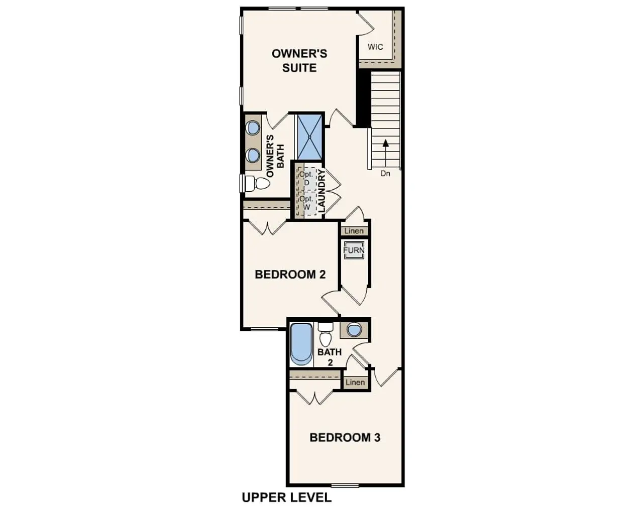 2D floor plan layout of this home in The Villas at Bishop Oaks, Jacksonville, FL (Image 2). 2D floor plan layout of this home in The Villas at Bishop Oaks, Jacksonville, FL (Image 2).