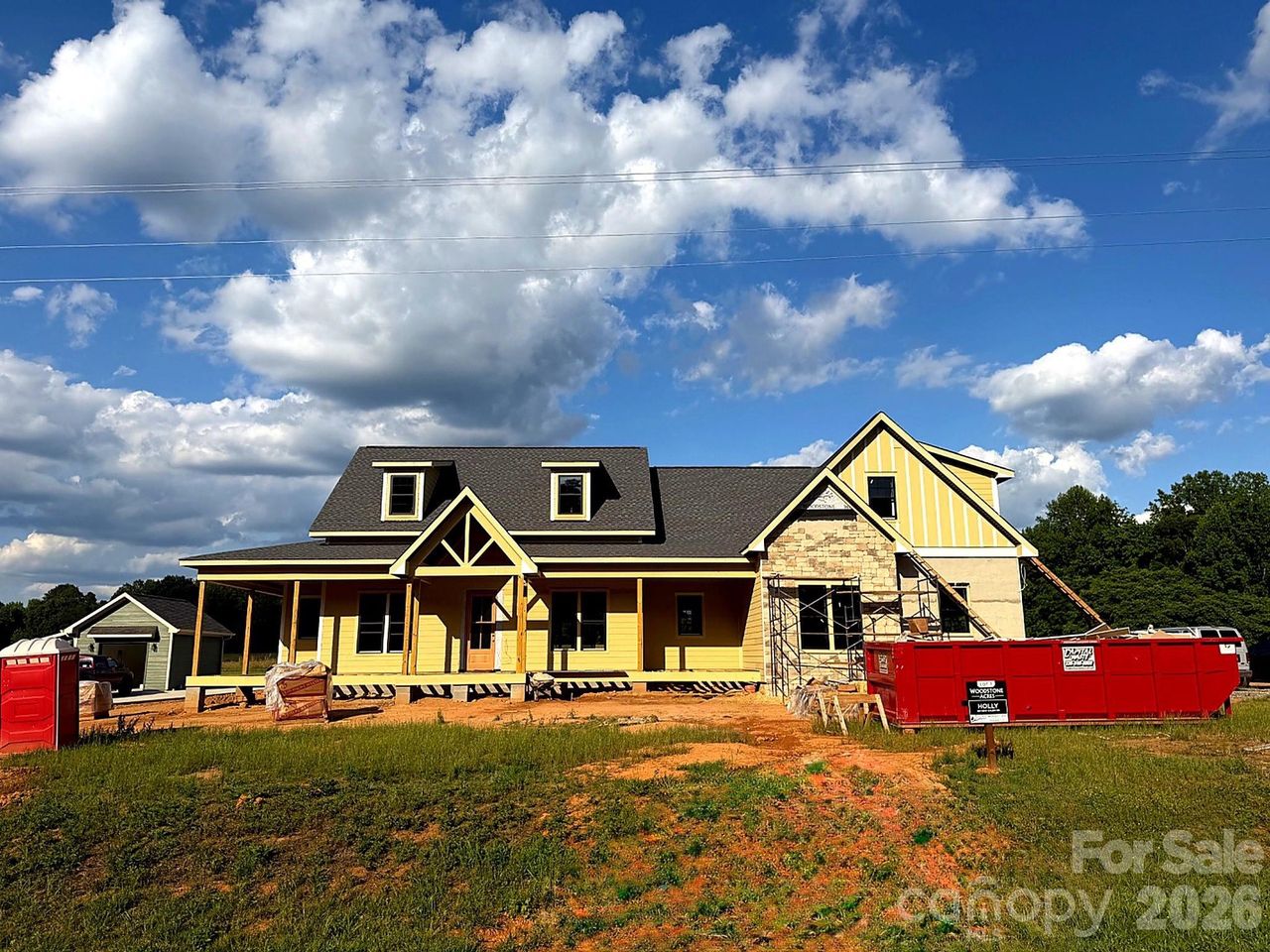 In-progress construction of a new home in , Statesville, NC (Image 2).