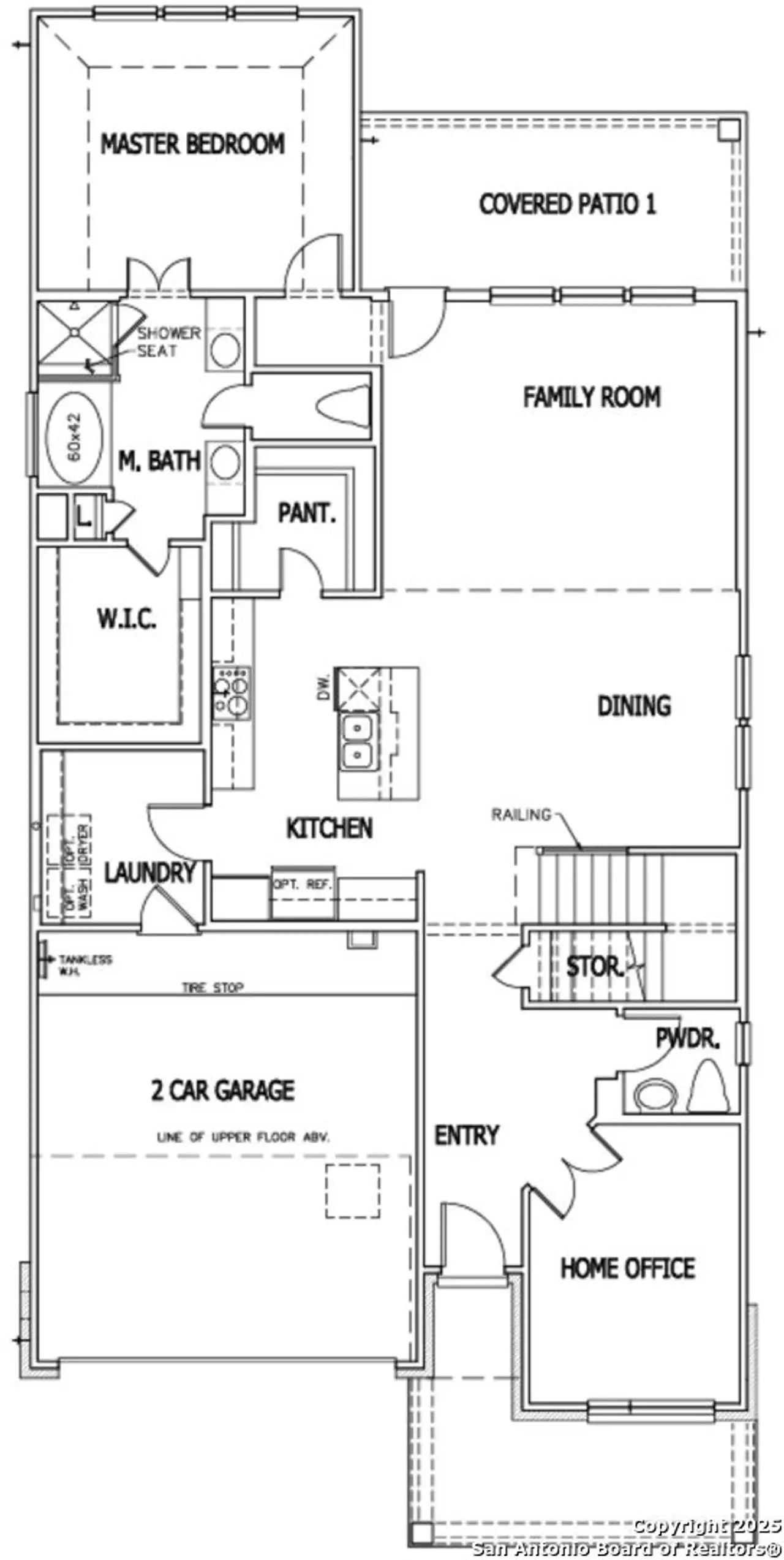 2D floor plan layout of this home in Park Hill Commons, San Antonio, TX (Image 2). 2D floor plan layout of this home in Park Hill Commons, San Antonio, TX (Image 2).