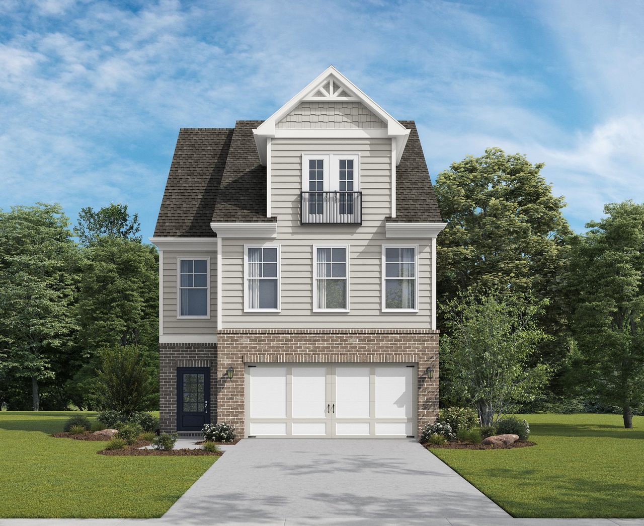 Representative exterior photo of a completed home built from the Farley by McKinley Homes in High Pointe View, Cumming, GA (Image 2).