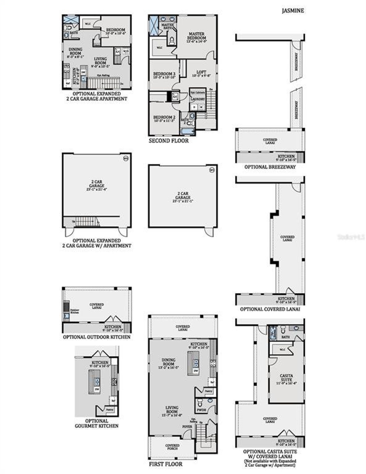 2D floor plan layout of this home in Weslyn Park at Sunbridge, St. Cloud, FL (Image 2). 2D floor plan layout of this home in Weslyn Park at Sunbridge, St. Cloud, FL (Image 2).