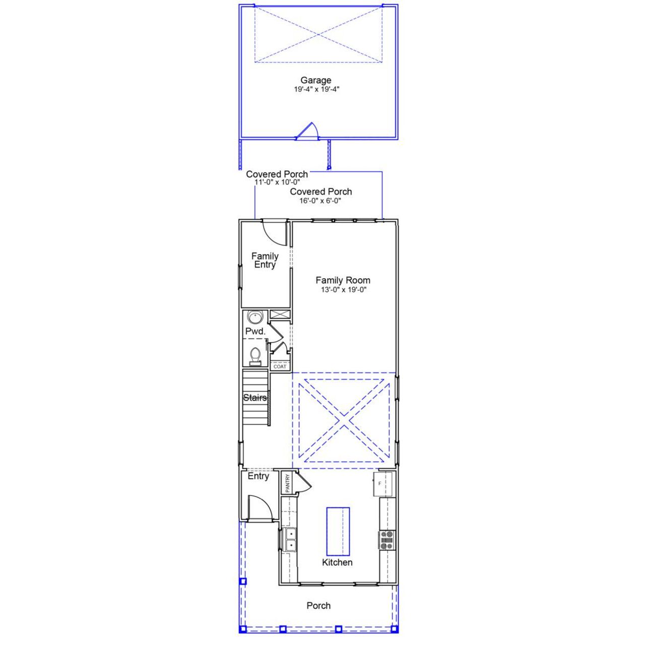 2D floor plan layout of this home in Renaissance at White Oak, Garner, NC (Image 2). 2D floor plan layout of this home in Renaissance at White Oak, Garner, NC (Image 2).
