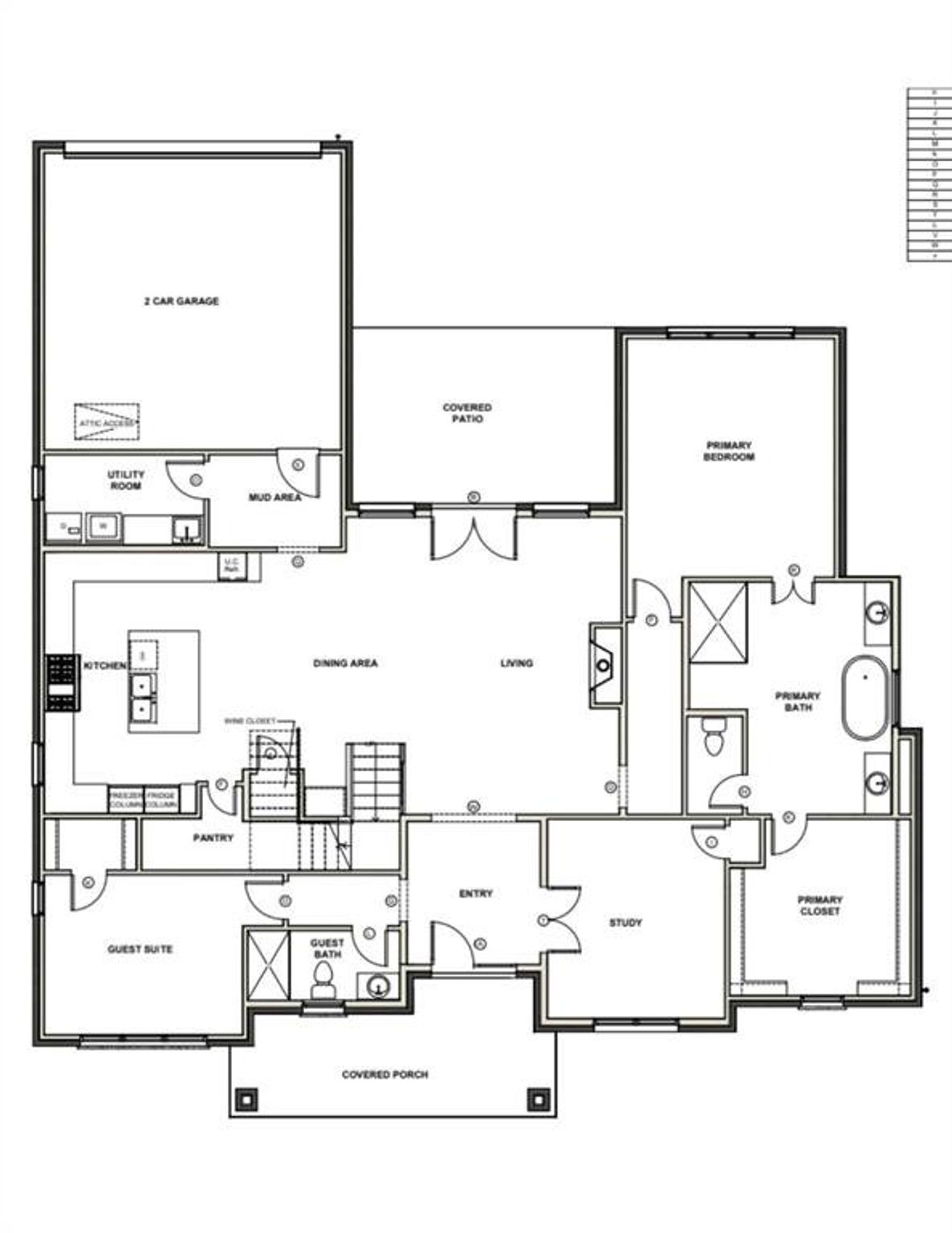 2D floor plan layout of this home in , Richardson, TX (Image 2).