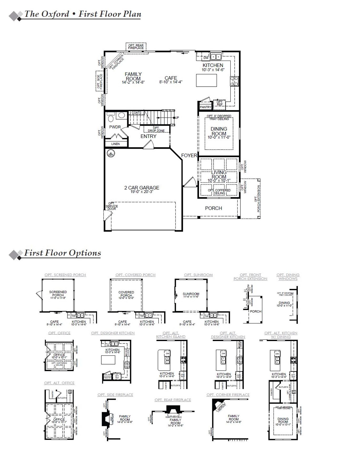 2D floor plan layout of this home in Harrington, Greenville, SC (Image 2).
