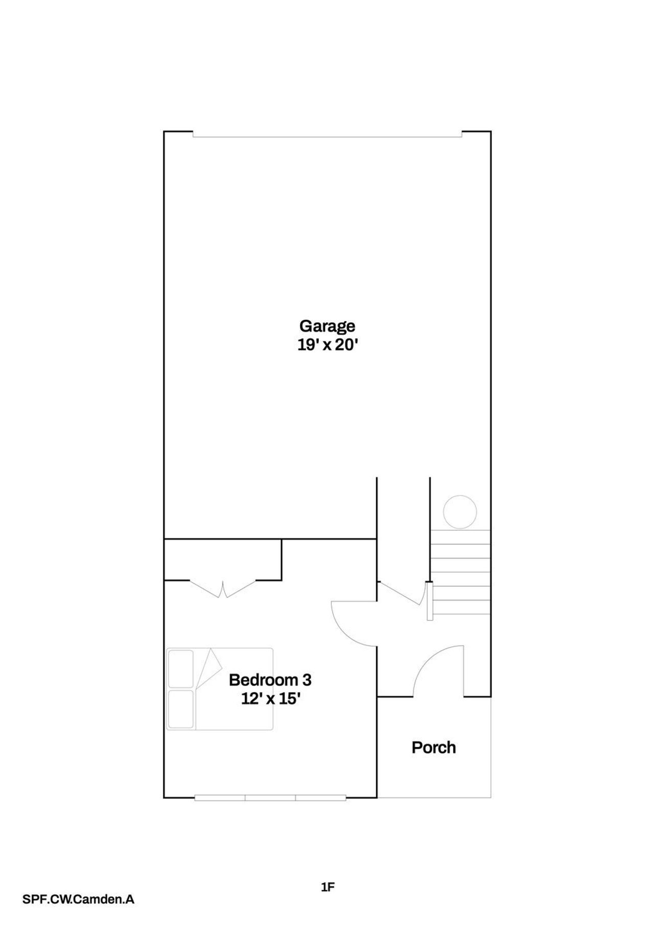 2D floor plan layout for the Camden by Legacy South Homes in The Chadwick, Nashville, TN (Image 2). 2D floor plan layout for the Camden by Legacy South Homes in The Chadwick, Nashville, TN (Image 2).