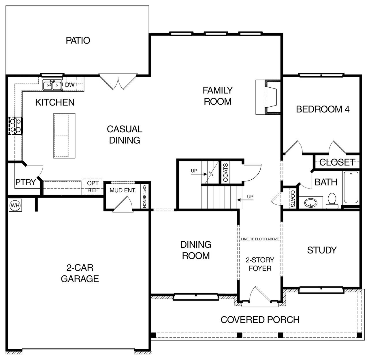 2D floor plan layout of this home in Woodland Hills, Loganville, GA (Image 2). 2D floor plan layout of this home in Woodland Hills, Loganville, GA (Image 2).