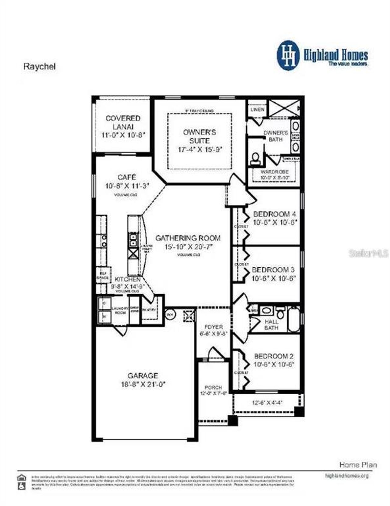 2D floor plan layout of this home in , Zephyrhills, FL (Image 2).