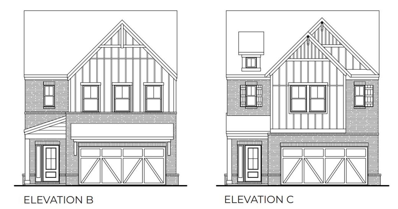 Representative rendering of the exterior for the The Lawrence by EMC Homes, LLC (Image 2).