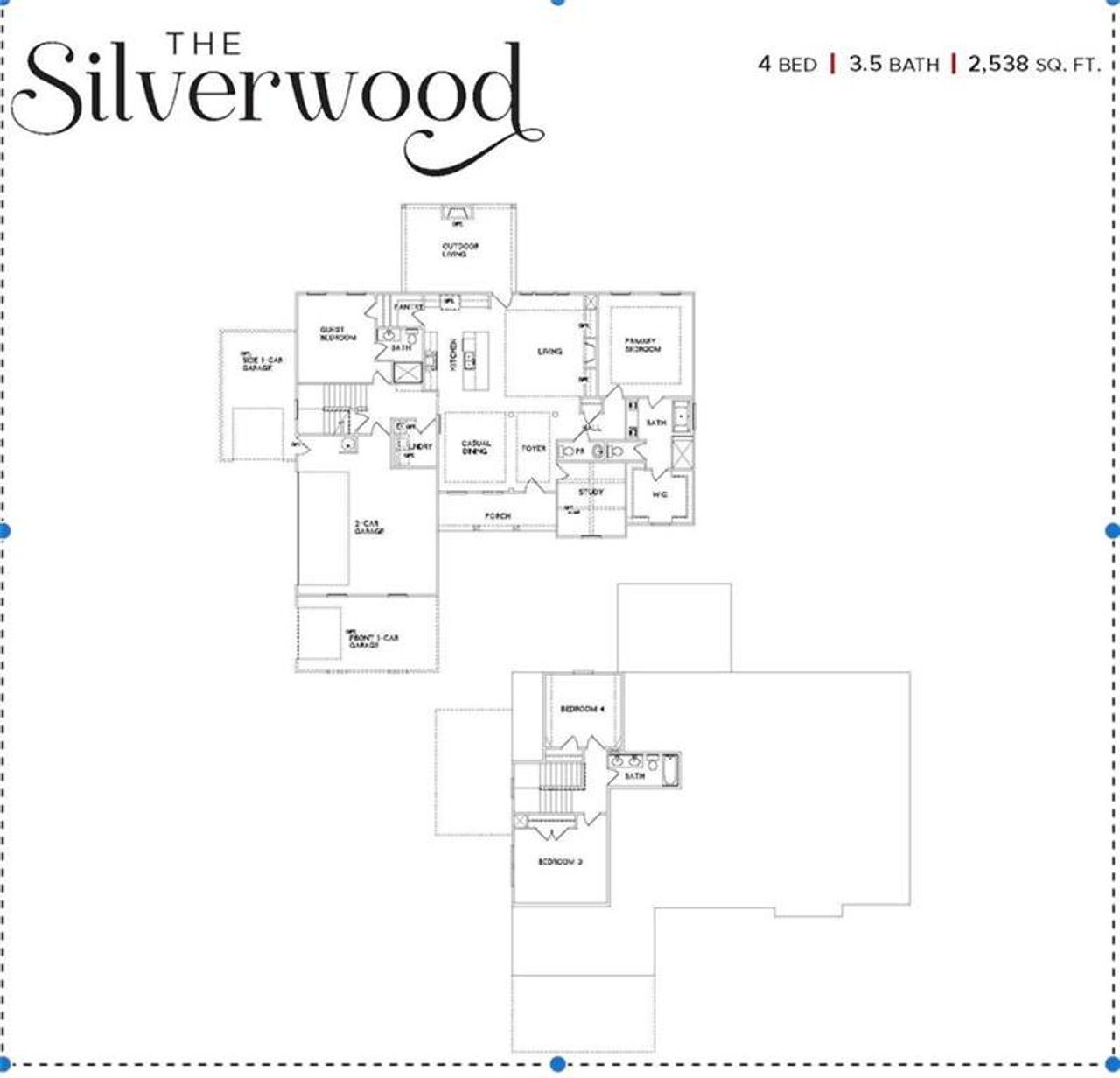 2D floor plan layout of this home in , Monroe, GA (Image 2). 2D floor plan layout of this home in , Monroe, GA (Image 2).